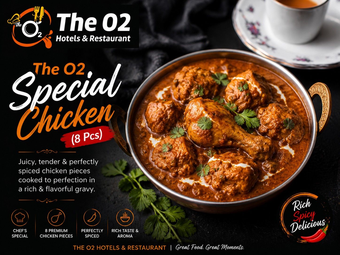 The O2 Spl Chicken (8 pcs)